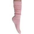 thumbnail image 2 of 6 Pairs Slouch Socks Women and Men Shoe Size 5 to 10 (Pink), 2 of 6