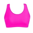 thumbnail image 2 of HNMKIU Tankini Tops for Women U Neck Push Up Bra Padded Underwire Swimsuit Tops Solid Color Bathing Suit Top 2026 Womens Swimsuit Tops Z01_Hot Pink,M, 2 of 2