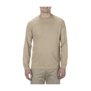 American Apparel - Unisex Heavyweight Cotton Long Sleeve Tee - 1304 - Sand - Size: M