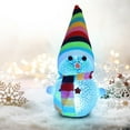 thumbnail image 4 of Christmas Snowman Light Rechargeable LED Night Light Colorful Led Lights Rechargeable Christmas Lamp Novelty Cute Silicone Touch Bedside Lamp for Bedroom Dorm Decor Christmas Gift, 4 of 9