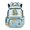 Dinosaur Breakout Print, variant on FUIALDOLG Horse and Starry Sky Design Large Capacity School Bag for Casual Commute, Breathable Padded Shoulder Straps 600D Polyester Book Bag