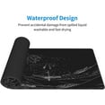 thumbnail image 4 of Japanese Sea Wave Large Mouse Pad Gaming, Anime Black Gaming Mouse Pad, Extended Kanagawa Mosue Mat Desk Pad 3mm Thick Long Non-Slip Rubber Base Mice Pad 31.5 X 11.8 Inch, 4 of 6