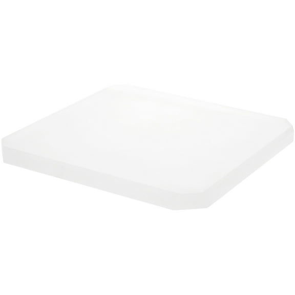 Plymor Frosted Acrylic Beveled Corner-Cut Display Base, 10" W x 10" D x 0.75" H