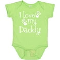 thumbnail image 3 of Inktastic I Love My Daddy Fathers Day Boys or Girls Baby Bodysuit, 3 of 5