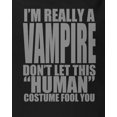 thumbnail image 4 of Halloween Human Vampire Costume Mens T Shirt, 4 of 5