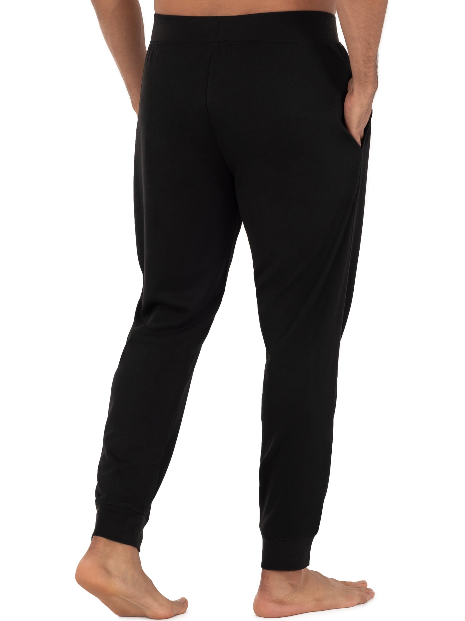 Fruit Of The Loom Men's Knit Poly Rayon Jogger Lounge Pant