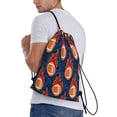 thumbnail image 3 of Easygdp American Football and Fire Flames Drawstring Backpack, Beach Sackpack, Travel Sackpack Lightweight for Sports, Gym, Travel, Swimming -, 3 of 9