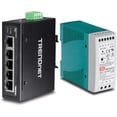 thumbnail image 1 of Conmutador industrial Gigabit DIN TRENDnet TI-G50 negro, 1 of 7