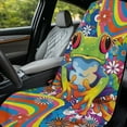 thumbnail image 3 of Binienty Hippie Floral Frog Car Seat Towel Cover After Gym Workout Beach Swimming Boho Sweating Car Seat Cover Fits for Car SUV Sedan Truck Front Seats, 3 of 8