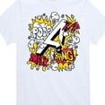 thumbnail image 3 of Marvel The Avengers - Scribble Doodles - Toddler And Youth Short Sleeve Graphic T-Shirt, 3 of 5