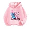 thumbnail image 4 of Sudadera con capucha de Stitch Kawaii para niñas, conjunto informal de sudadera de manga larga y pantalones largos para niños de 2 a 13 años, conjunto de 2 piezas de ropa de otoño, 4 of 5