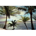 thumbnail image 2 of Carpentieri, Natalie 32x23 White Modern Wood Framed Museum Art Print Titled - Honduras Sunset, 2 of 4
