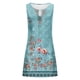 thumbnail image 4 of Vestidos Puntoco para mujer, vestido informal holgado de verano con estampado Floral, vestido sin mangas con agujeros para playa, vestidos sin mangas, 4 of 4