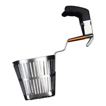 deevoka Slotted Spoon Blanching Basket Mesh Skimmer for Vegetable Straining Draining B