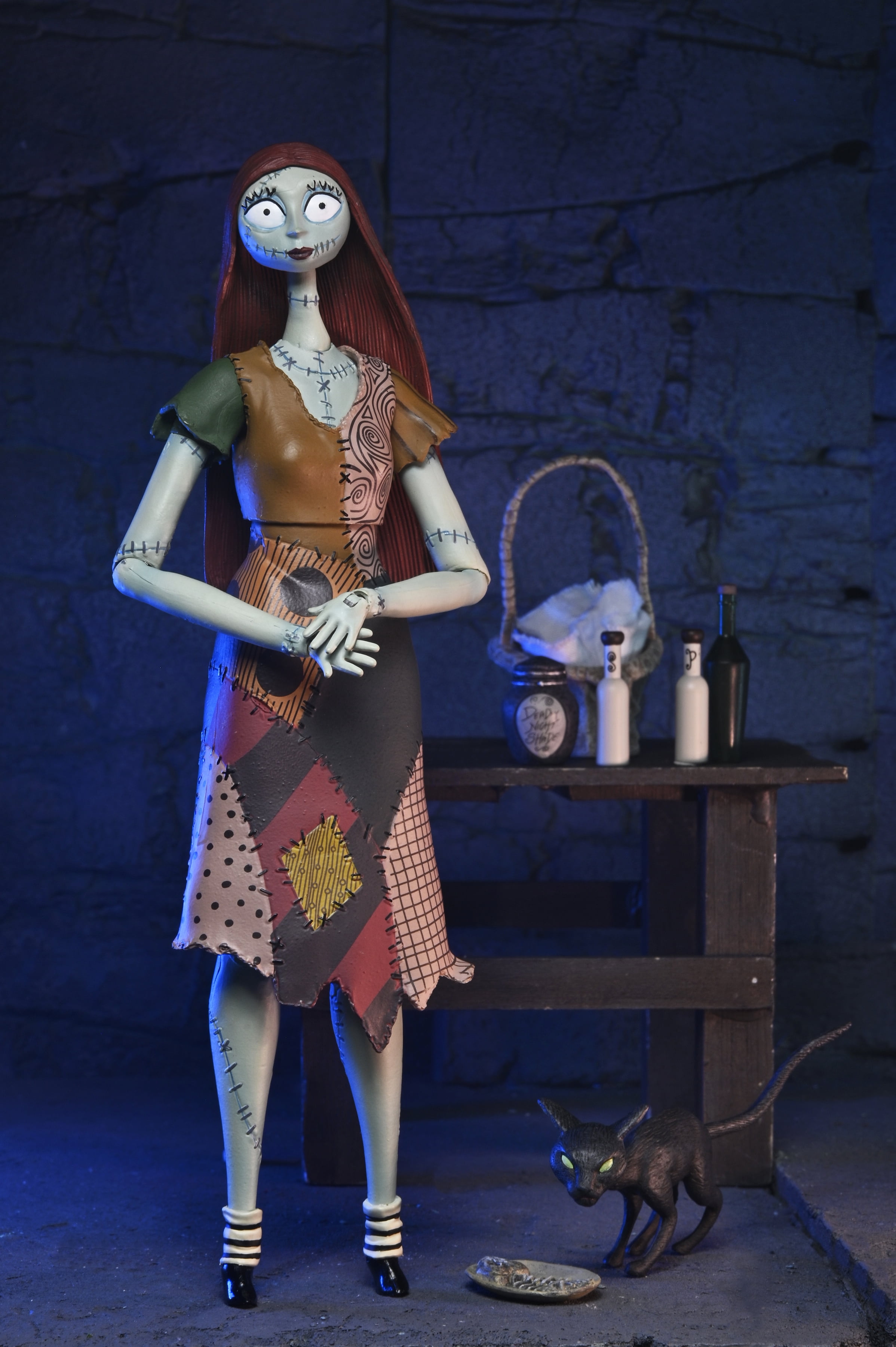 NECA Nightmare Before Christmas: Sally Ultimate Figure with Interchangeable Parts and Accessories (7")