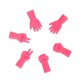 thumbnail image 2 of 6pcs Rock--Paper Design Agujas de Tejer Point Proteors Notion Tool , roja BLESIY Cubierta de punta de aguja de tejer, 2 of 8