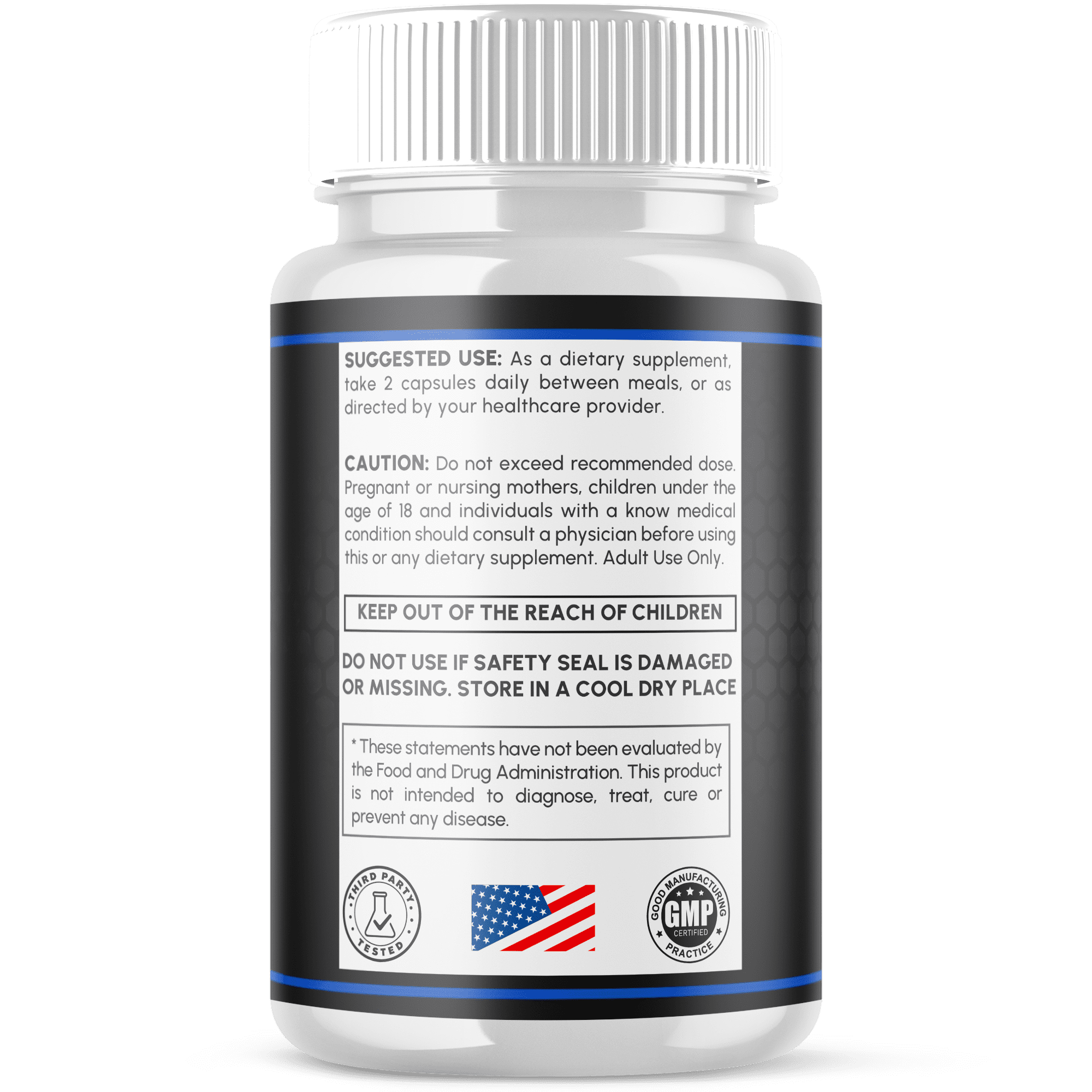 Vapofil Advanced Formula Pills All Natural Vitamin Supplement 180 Capsules