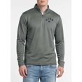 thumbnail image 4 of Texas San Antonio Roadrunners Reebok Mens Dark Gray Textured Qtr Zip Pullover, 4 of 5