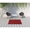 thumbnail image 6 of HomeRoots 4' X 6' Brick Red Non Skid Indoor Outdoor Area Rug, 6 of 6