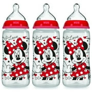 NUK Disney Baby Wide-Neck Bottles 0+m, 3-Pack