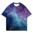 thumbnail image 4 of DHFJKG Graphic Tee Women Summer Top Short Sleeve T Shirt Loose Fit Drop Shoulder Casual Comfortable Tee Baggy Streetwear Stylish Tops, 4 of 4