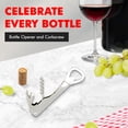thumbnail image 2 of Chef Craft Select Bottle Opener and Corkscrew, 5.5 inches in Length, Nickle Plated, 2 of 7