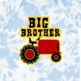 thumbnail image 4 of Inktastic Red Tractor Big Brother Boys Baby Bodysuit, 4 of 5
