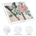 thumbnail image 3 of Werpe Flowers Butterfly Vintage Cloth Napkins Set of 6 Polyester Farmhouse Dining Table Decor 6 PCS, 3 of 7