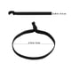 thumbnail image 2 of unbranded 100Ud Cintas Para El Antideslizantes En Nylon Negro Sin Daño Para Peinados, 2 of 6