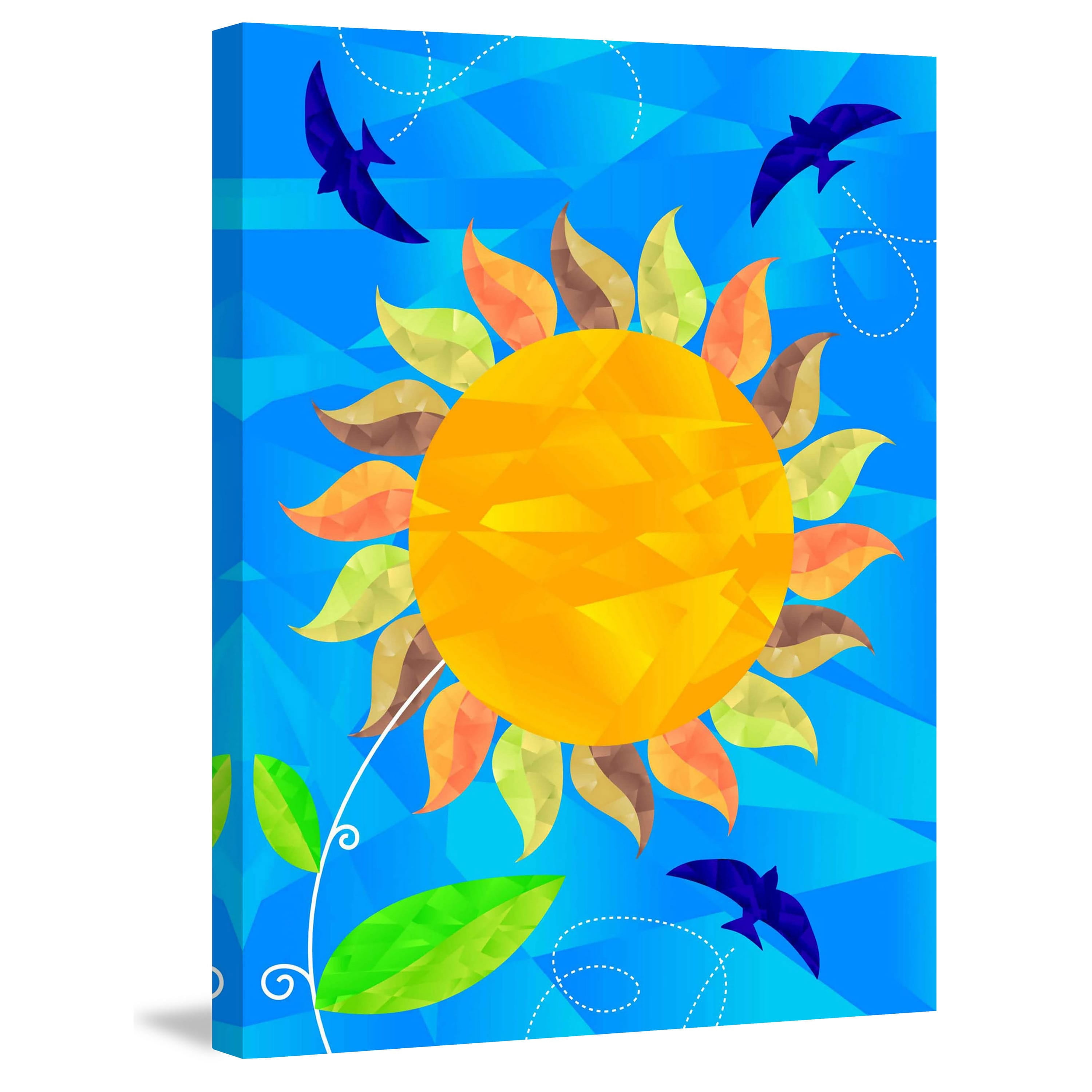 Marmont Hill "Sunflower" by Curtis Painting Print on Canvas