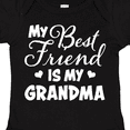 thumbnail image 4 of Inktastic My Best Friend is My Grandma with Hearts Boys or Girls Baby Bodysuit, 4 of 5