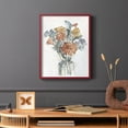 thumbnail image 6 of Watercolor Floral Arrangement I Framed Print in Red Solid Wood 8 x 10 Framed Print, 6 of 6