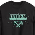 thumbnail image 3 of Instant Message - Gamer - Miner - Toddler & Youth Crewneck Fleece Sweatshirt, 3 of 6
