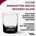 thumbnail image 3 of Manhattan Rocks Whiskey Glass 1.75 oz. Set of 12, Bulk Pack - Perfect for Scotch, Bourbon, Whiskey, Cocktail - Black, 3 of 5