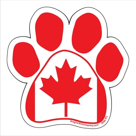 

Canadian Flag Paw Magnet