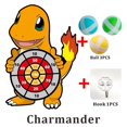 thumbnail image 1 of Tablero de dardos de Pokémon para niños, juguete educativo interactivo de dibujos animados de Pikachu Squirtle, bola pegajosa, juego deportivo familiar, regalo de cumpleaños, 1 of 4