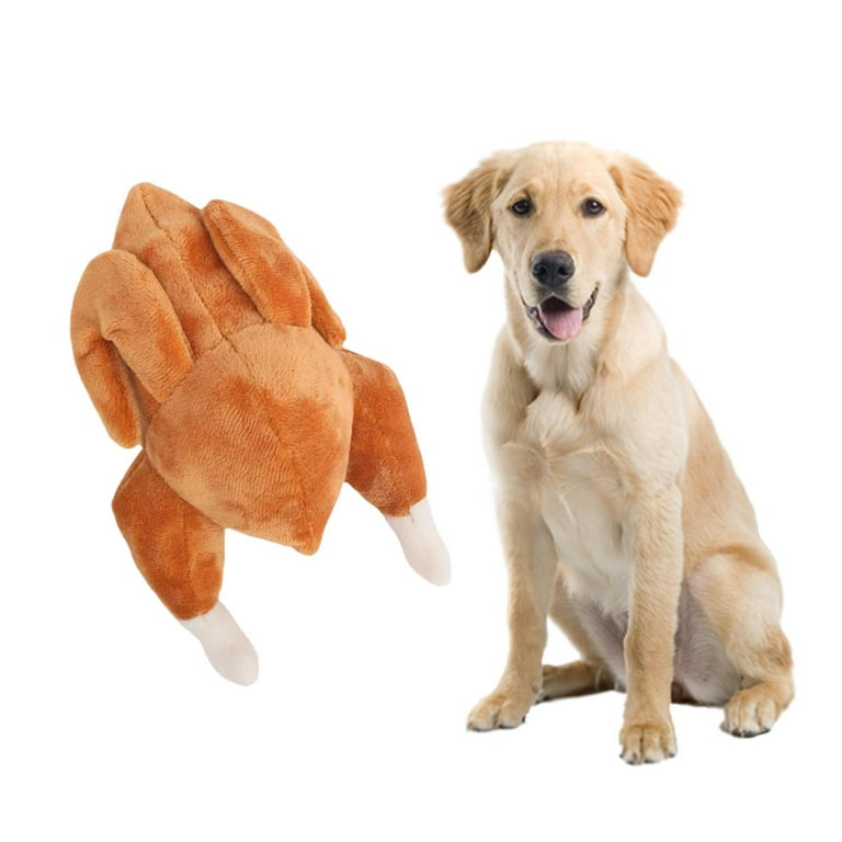 Squeaky turkey cheap dog toy