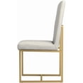 thumbnail image 3 of Coaster Upholstered Faux Leather Dining Chairs in Gray, 3 of 7