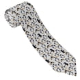 thumbnail image 3 of Balery whiter cute penguin Corbata Clásica de Seda para Hombre, Corbata Tejida Jacquard, Corbatas Formales para Negocios y Bodas, 3 of 7