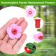 thumbnail image 2 of Uxcell 32-Pack Flores de Repuesto para Comederos de Colibrí, Piezas de Alimentación de Plástico para Comederos [Rosa, Rojo], 2 of 6