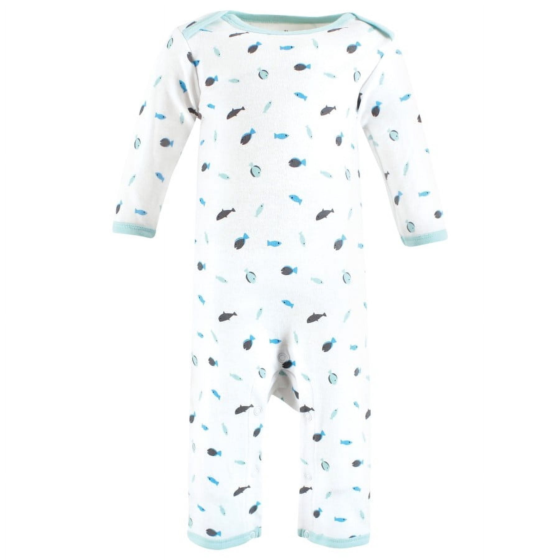 Touched by Nature Organic Cotton Coveralls, Endangered Sea Turtle, 9-12 Months