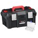 thumbnail image 2 of Caja de almacenamiento de herramientas Caja de transporte duro protable para de hogares en casa Garaje 44 cm x 33 cm x 22 cm, 2 of 8