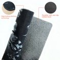 thumbnail image 3 of 24" x 16" Grounding Mat Kit Non Slip Meditation Pad 3mm Yoga Mat with 15ft Grounding Cord & 12"Copper Ground Rod with 40ft Wires,Black Flower, 3 of 5