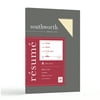 Southworth 100% Cotton Resume Paper, 8.5"x11", 24 lb, Ivory, 100 Sheets