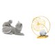 thumbnail image 1 of Estatua de gato, figura de escritorio, escultura de hoja, adorno, material de resina, base estable, artesanía , adecuada para regalar,, 1 of 8