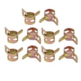 thumbnail image 1 of Unique Bargains 10 Pcs Collier de Ressort 9mm pour Tuyau de Carburant, Ton Bronze, 1 of 2