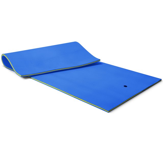 Costway Flotador de Agua de Espuma XPE de 3 Capas Resistente al Desgarro Colchoneta Flotante para Relajación 355 x 183 x 3,5 cm