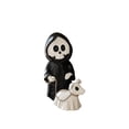 thumbnail image 1 of Halloween Decoration Skeleton Walking Dog Figurine 6Inch Resin Gothic Satanic Ornament Gift Mantel Shelf Coffee Table, 1 of 7