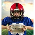 thumbnail image 4 of Barocity Football Premium Boy and Girl Official Match Ball With Reflective Rainbow Hex Pattern, Durable, Indoor, Outdoor, Training Playtime – Size 6 Gold, 4 of 8