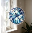 thumbnail image 7 of Diceymbol Acrylic Puzzles Suncatcher Window Hanging 7.4 Inch Tiffany Style Stained Glass Sun Catcher Dream Catchers for Adults Mother's Day Gift Home Decor (Celestial Dragonfly), 7 of 7
